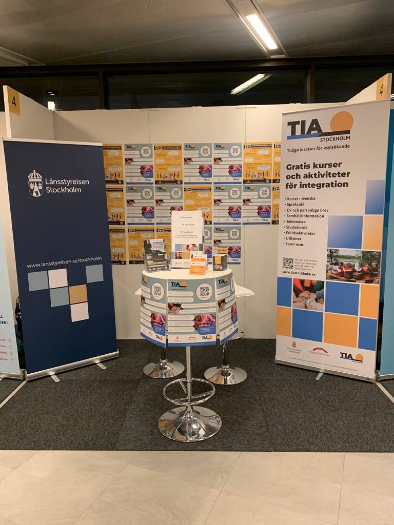 TIA Stockholms monter på Bazaren med länsstyrelsen